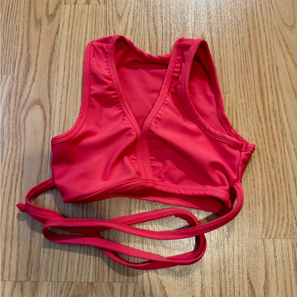Girls Pink Sports Bra Five Dancewear